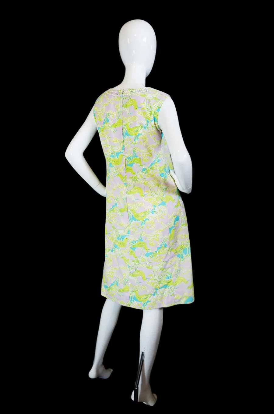 1960s Lilli Pulitzer Pocket Detail Dress