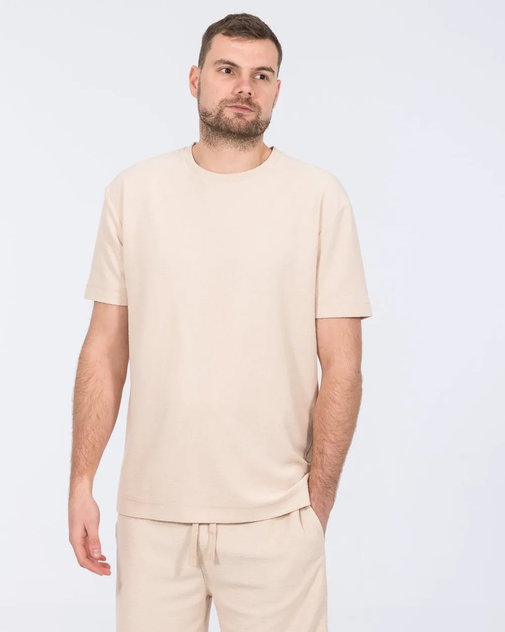 2t Kai Tall Textured T-Shirt (cement)