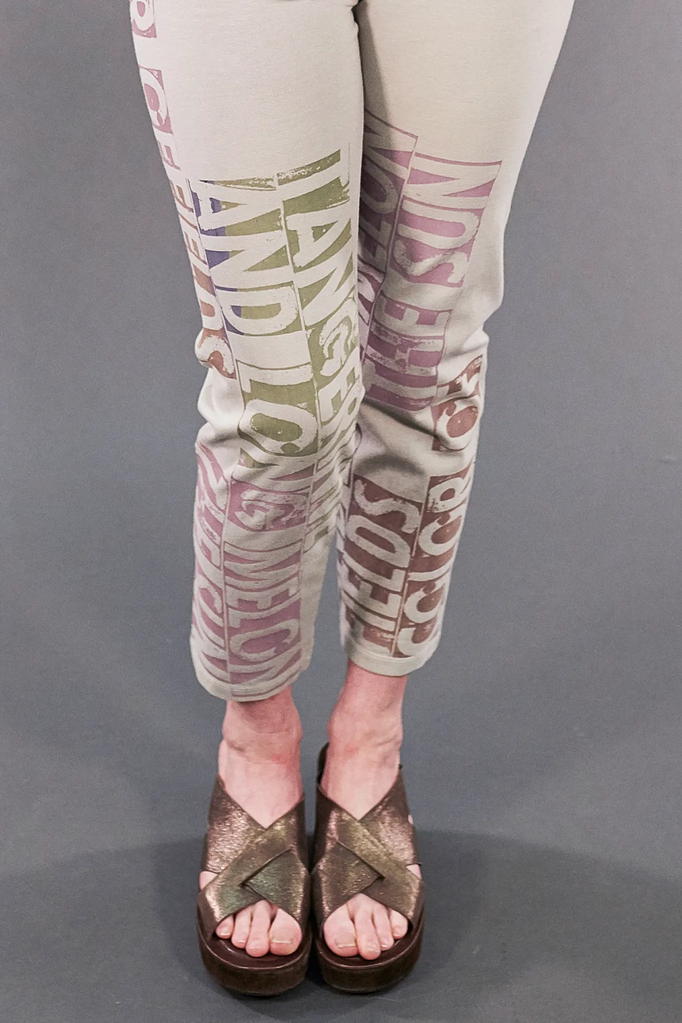 3167 Crop Legging Fog-P