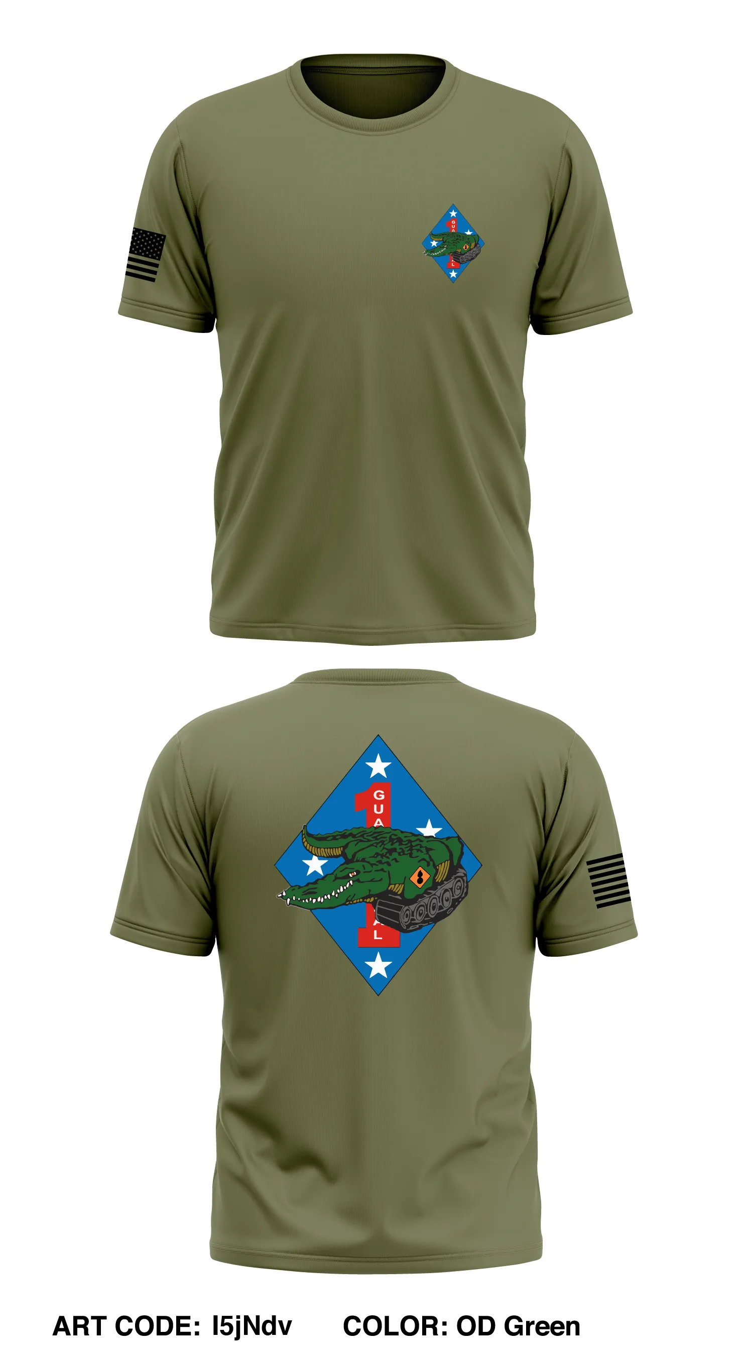 3d AA Bn Store 1 Core Men's SS Performance Tee - I5jNdv