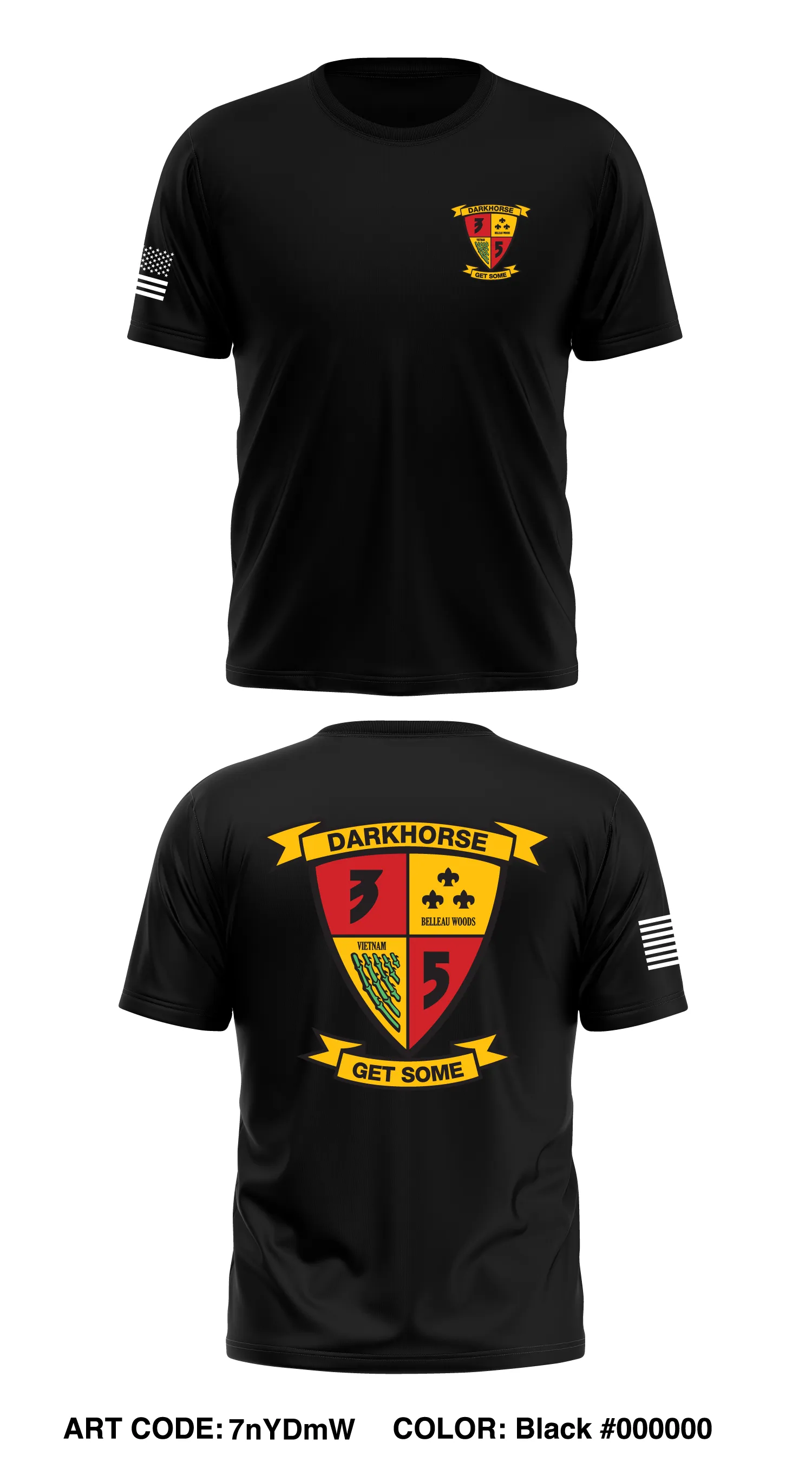 3rd BN 5th Marines Store 1 Core Men's SS Performance Tee - 7nYDmW
