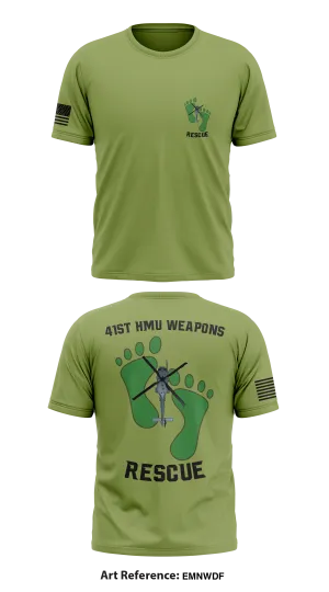 41st HMU Weapons  Store 1 Core Men's SS Performance Tee - EmnwDF