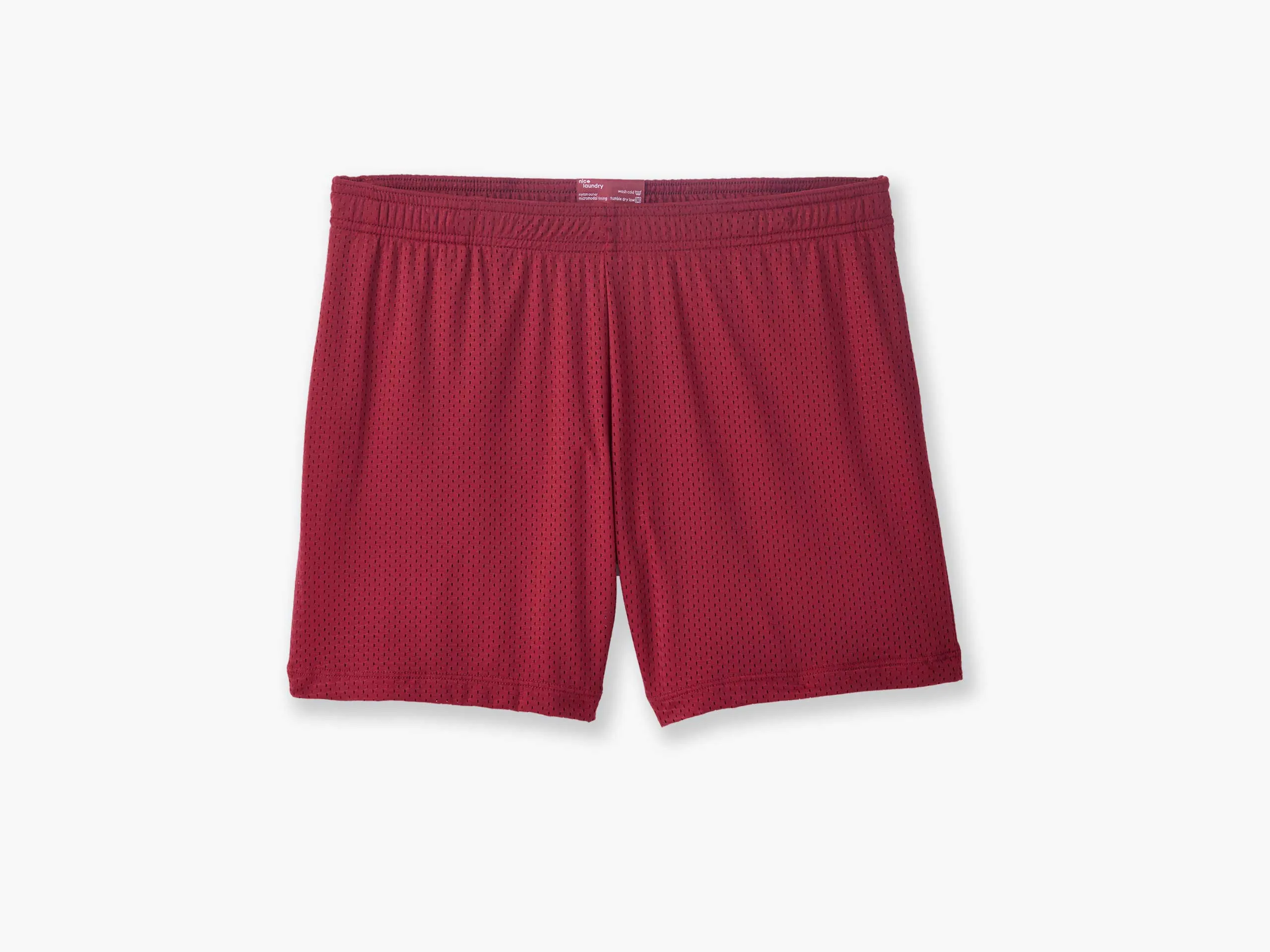 4" Pocket Lounge Short ~ Burgundy