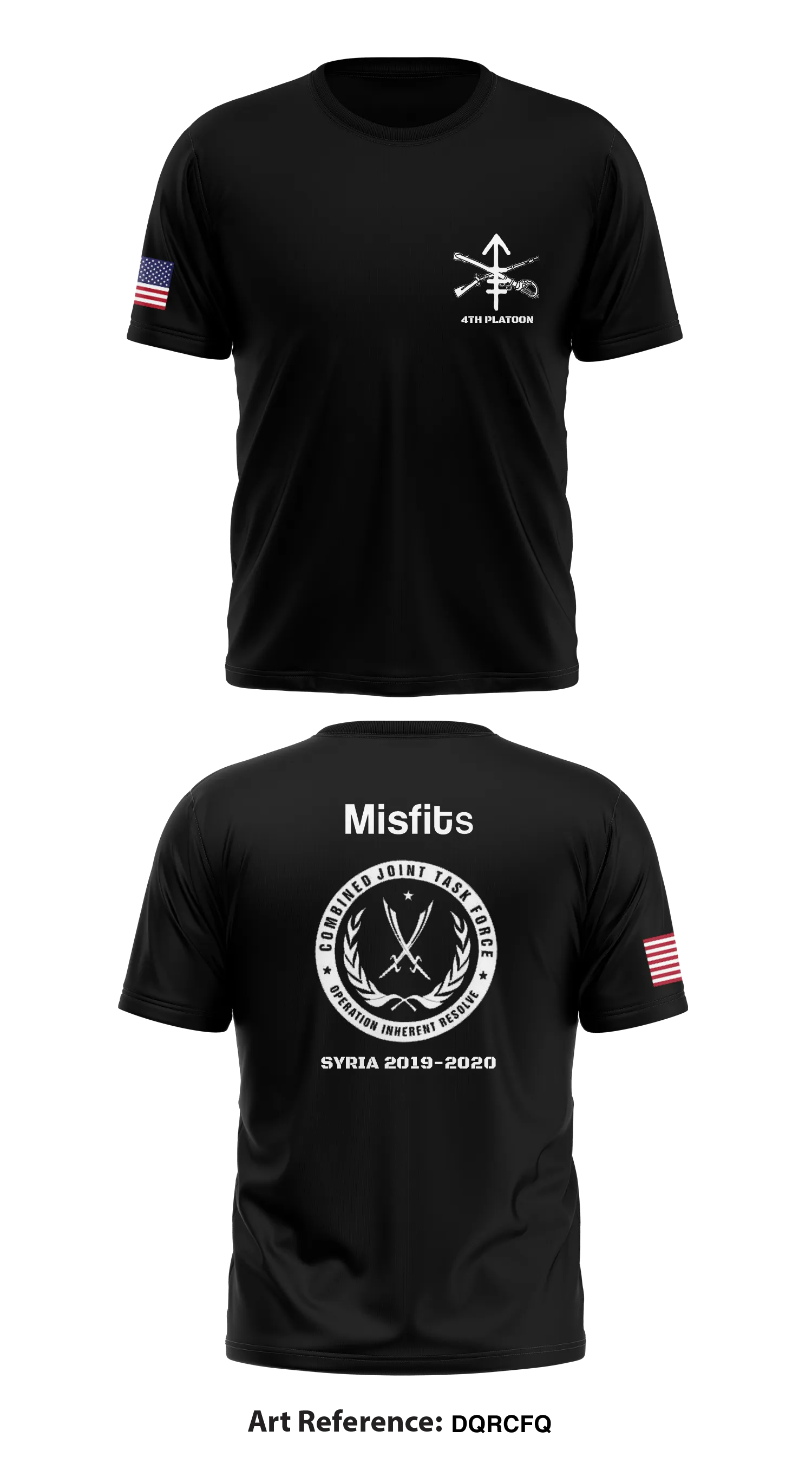 4th Platoon 3-21 Store 1 Core Men's SS Performance Tee - dqrcfq