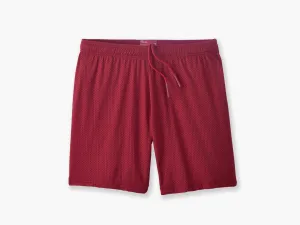 6" Pocket Lounge Short ~ Burgundy