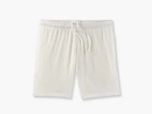 6" Pocket Lounge Short ~ Cream