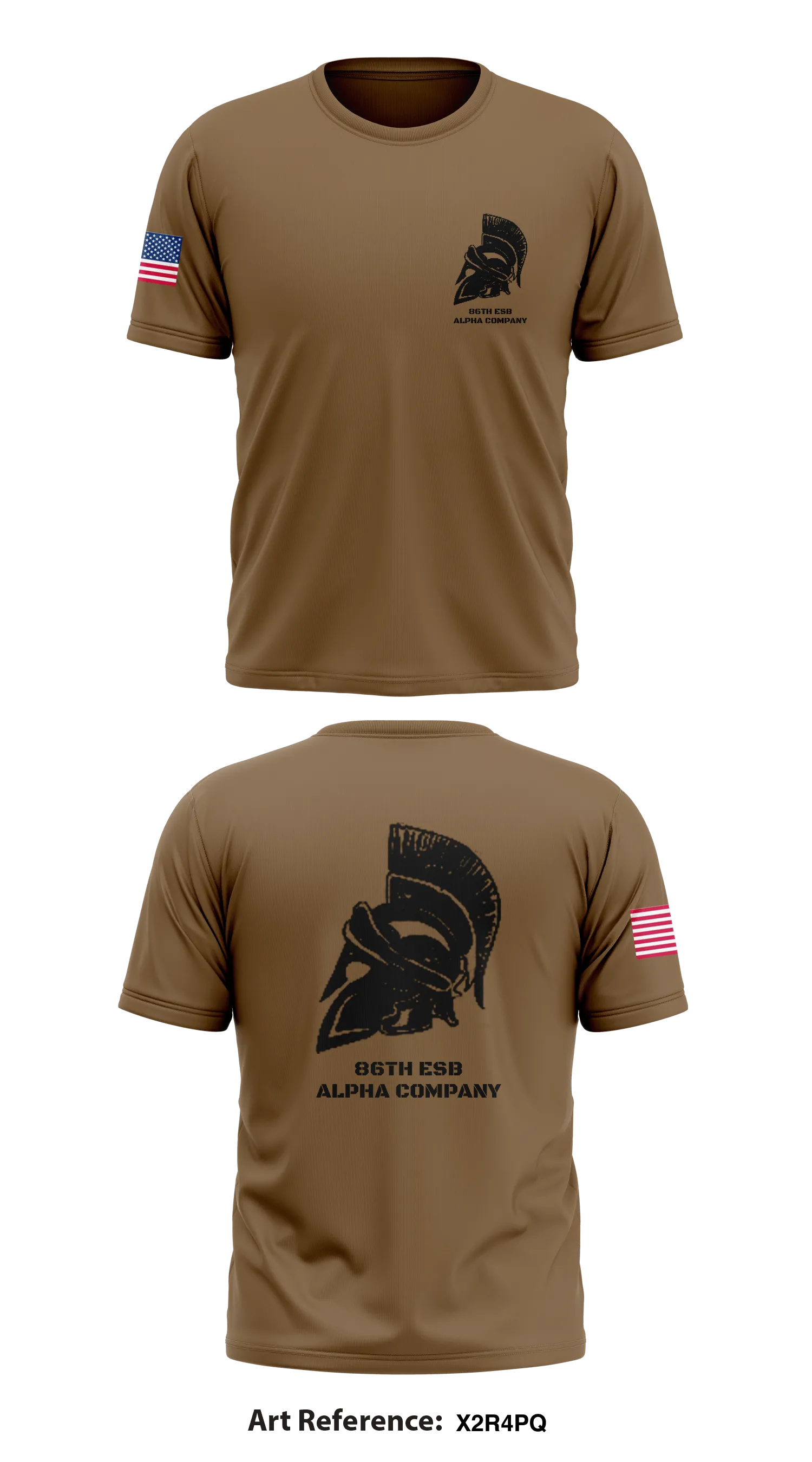 86th ESB Alpha Company Core Men's SS Performance Tee - x2R4Pq