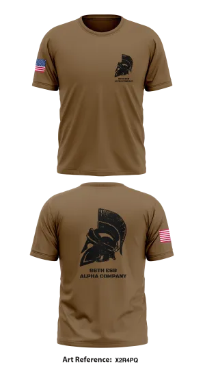 86th ESB Alpha Company Core Men's SS Performance Tee - x2R4Pq