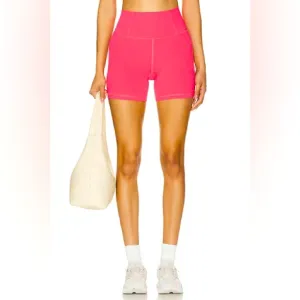 953. FREE PEOPLE Never Better Bike Short In Electric Sunset Sz S NWOT $48