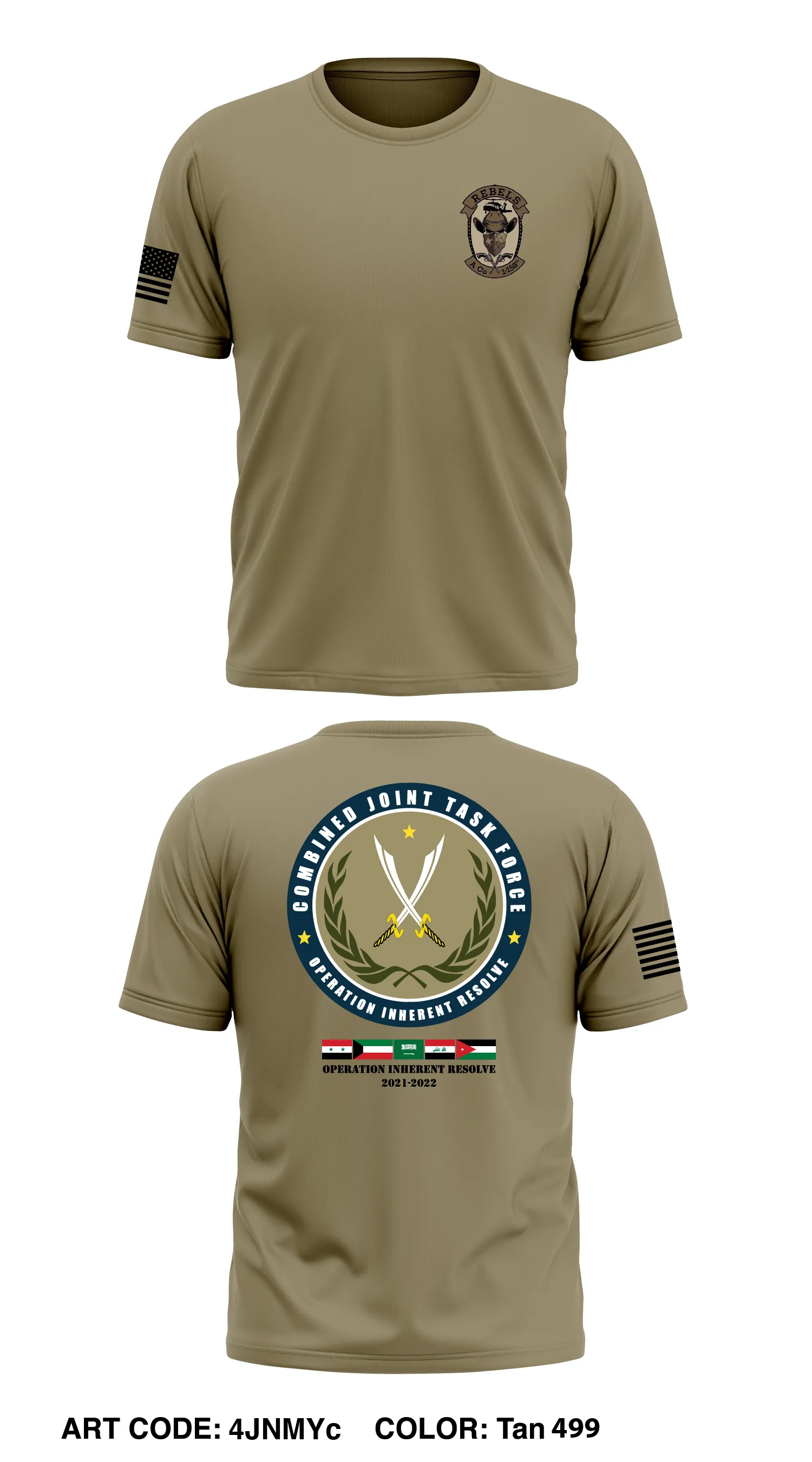 A Co 1-158th AHB Store 1 Core Men's SS Performance Tee - 4JNMYc