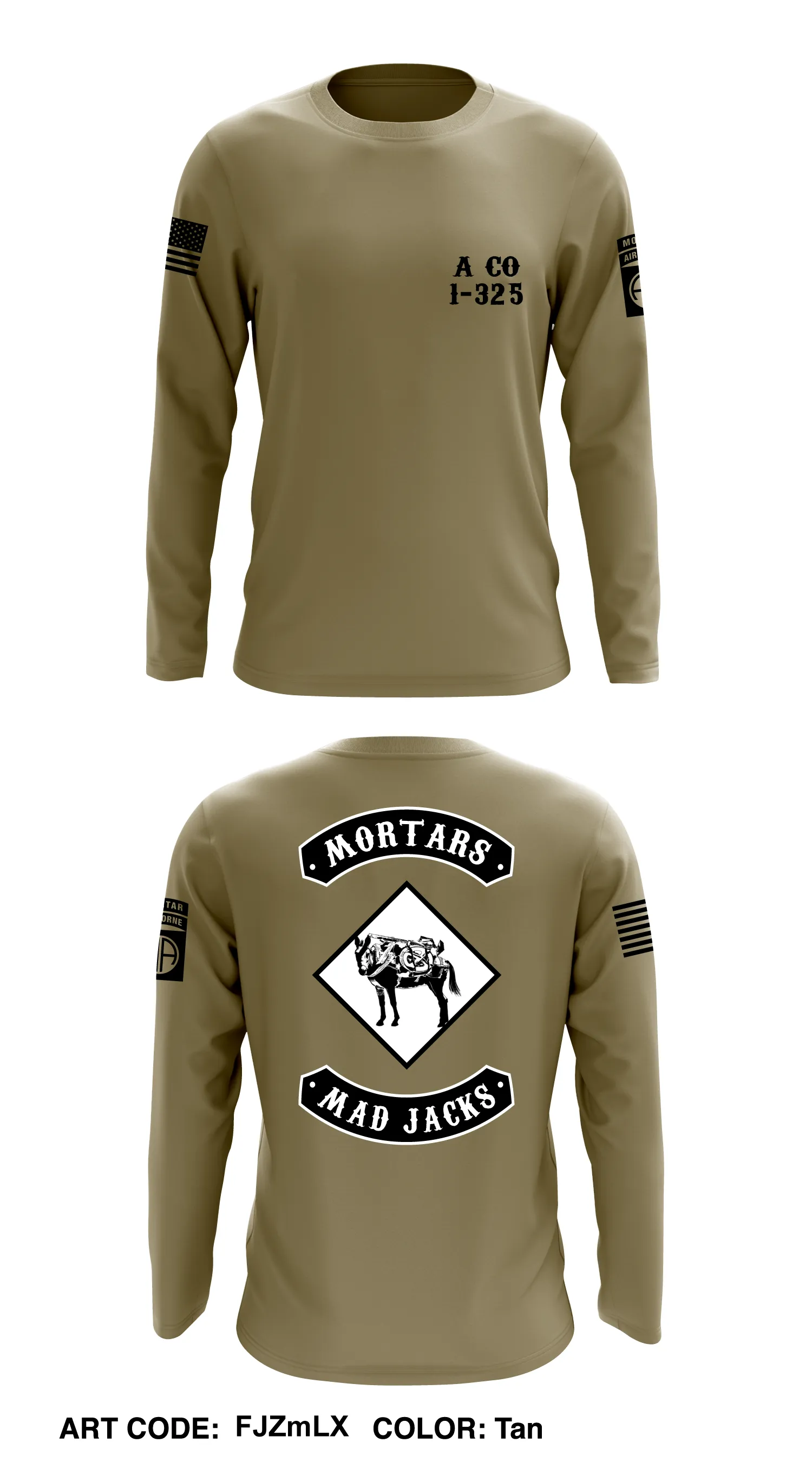 A CO. 1-325 Core Men's LS Performance Tee - FJZmLX