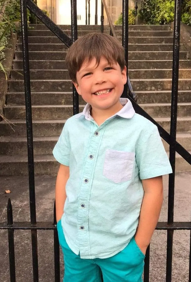 Aber: Aqua shirt & bow tie
