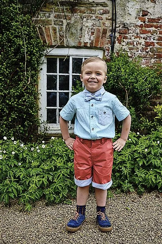 Aber: Aqua shirt & bow tie