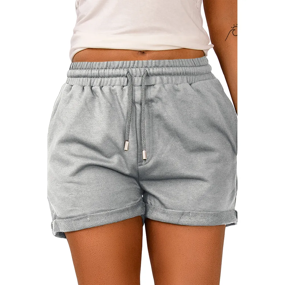 ActiveEase High Waist Drawstring Lounge Shorts