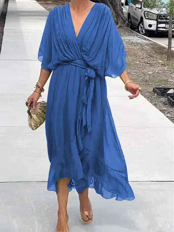 ADRIANA | ELEGANT CHIFFON DRESS