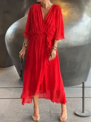 ADRIANA | ELEGANT CHIFFON DRESS