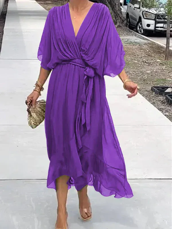 ADRIANA | ELEGANT CHIFFON DRESS