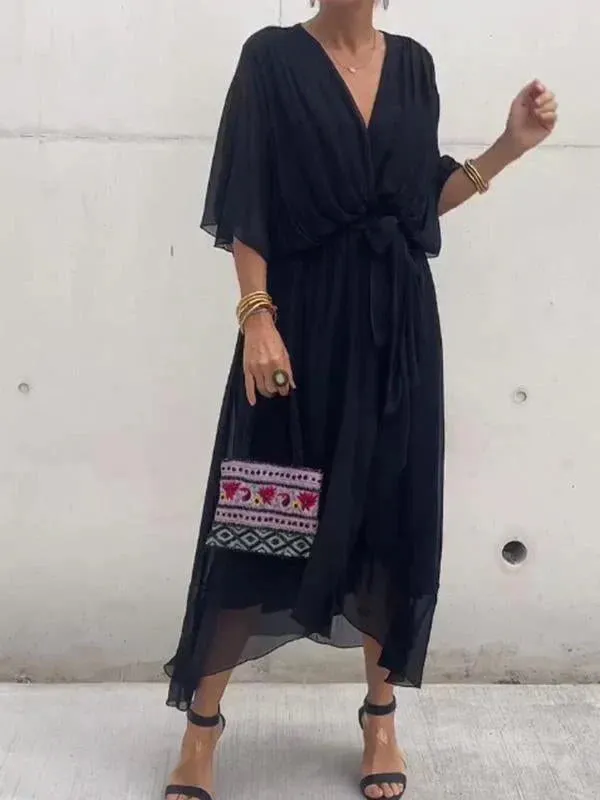 ADRIANA | ELEGANT CHIFFON DRESS