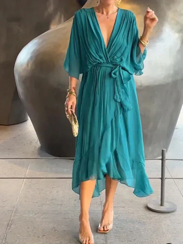 ADRIANA | ELEGANT CHIFFON DRESS