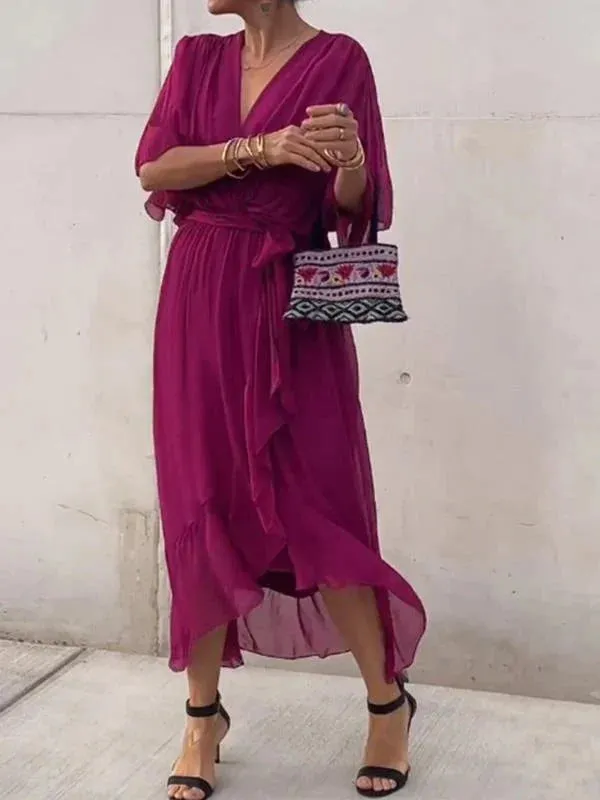 ADRIANA | ELEGANT CHIFFON DRESS