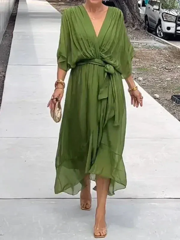 ADRIANA | ELEGANT CHIFFON DRESS