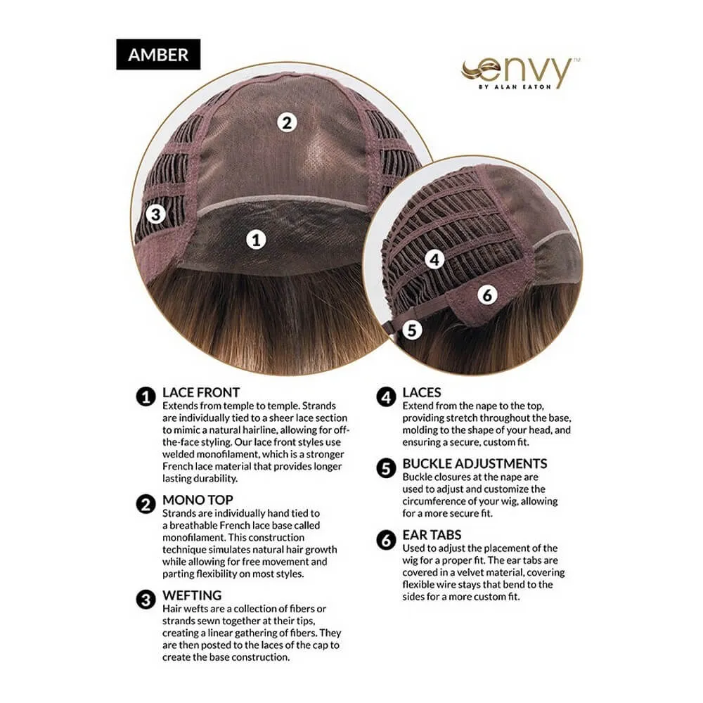 Amber by Envy (Lace Front-Mono Top Wig)