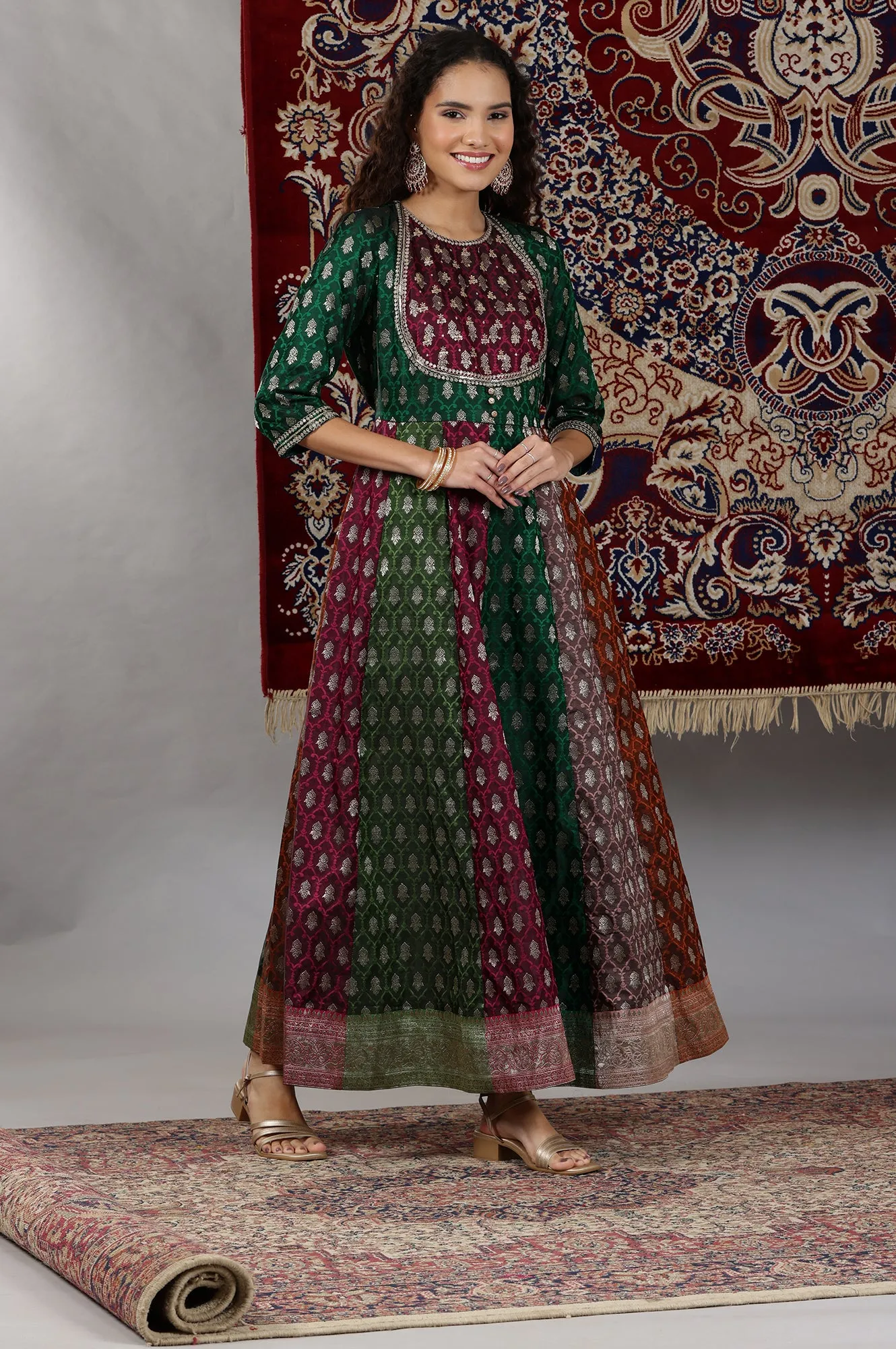 Anarkali kurta with Dupatta Set