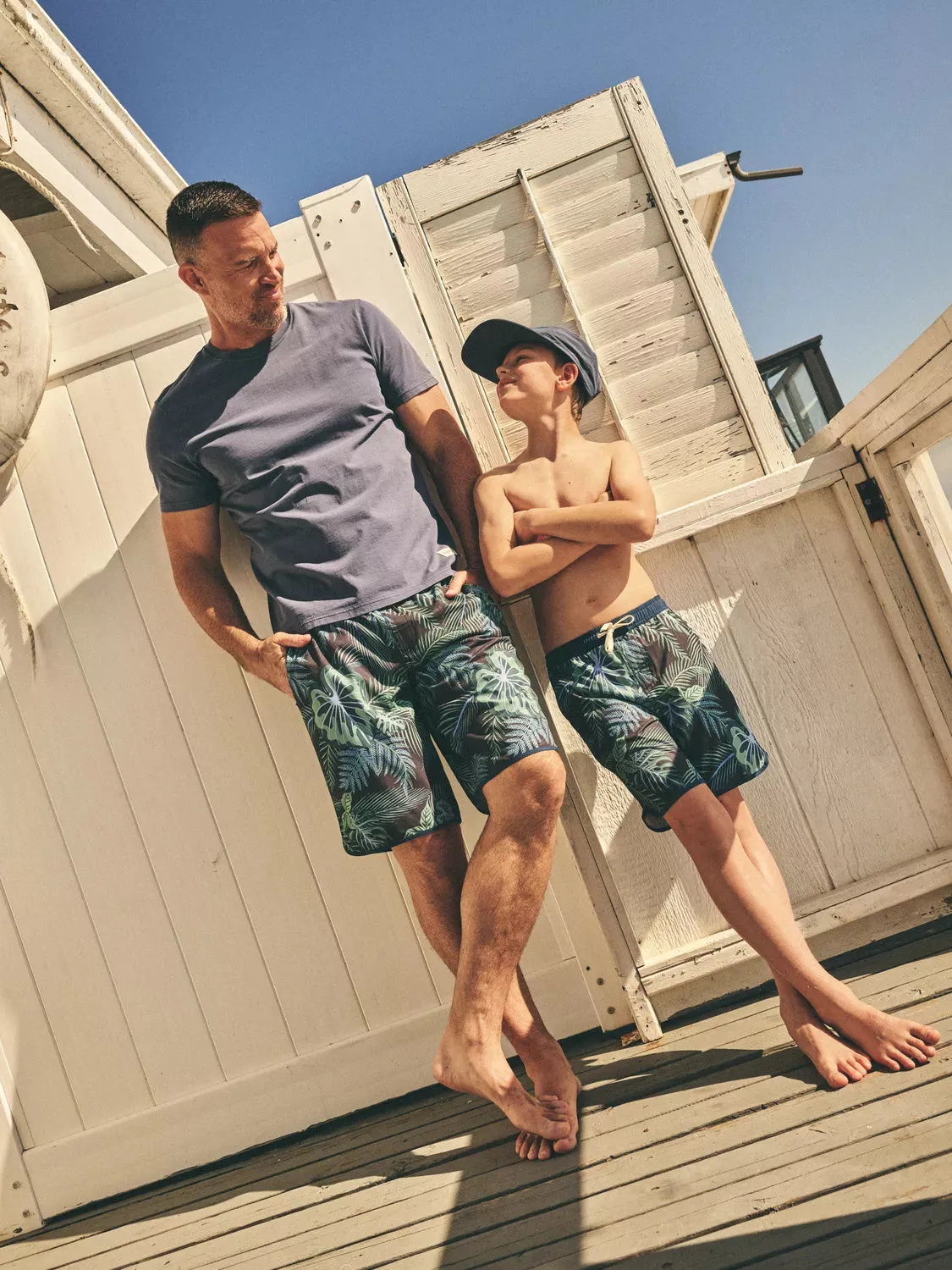 Anchor Short | Navy Evergreen