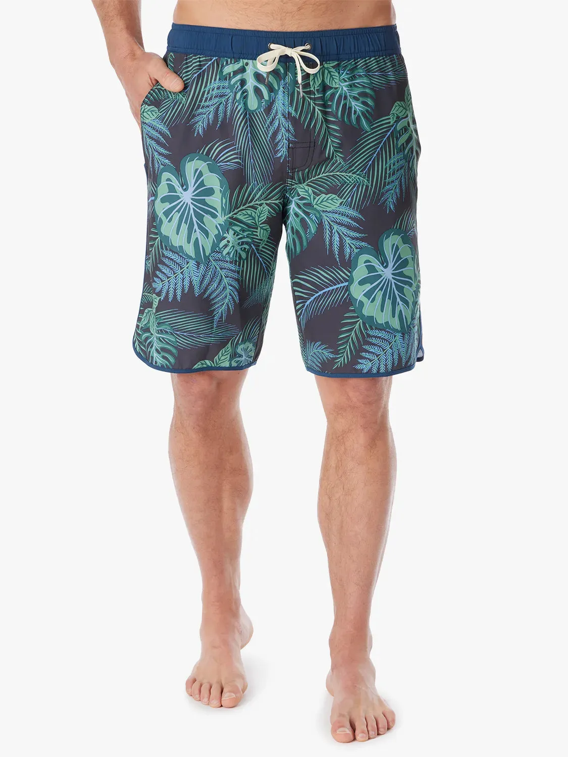 Anchor Short | Navy Evergreen