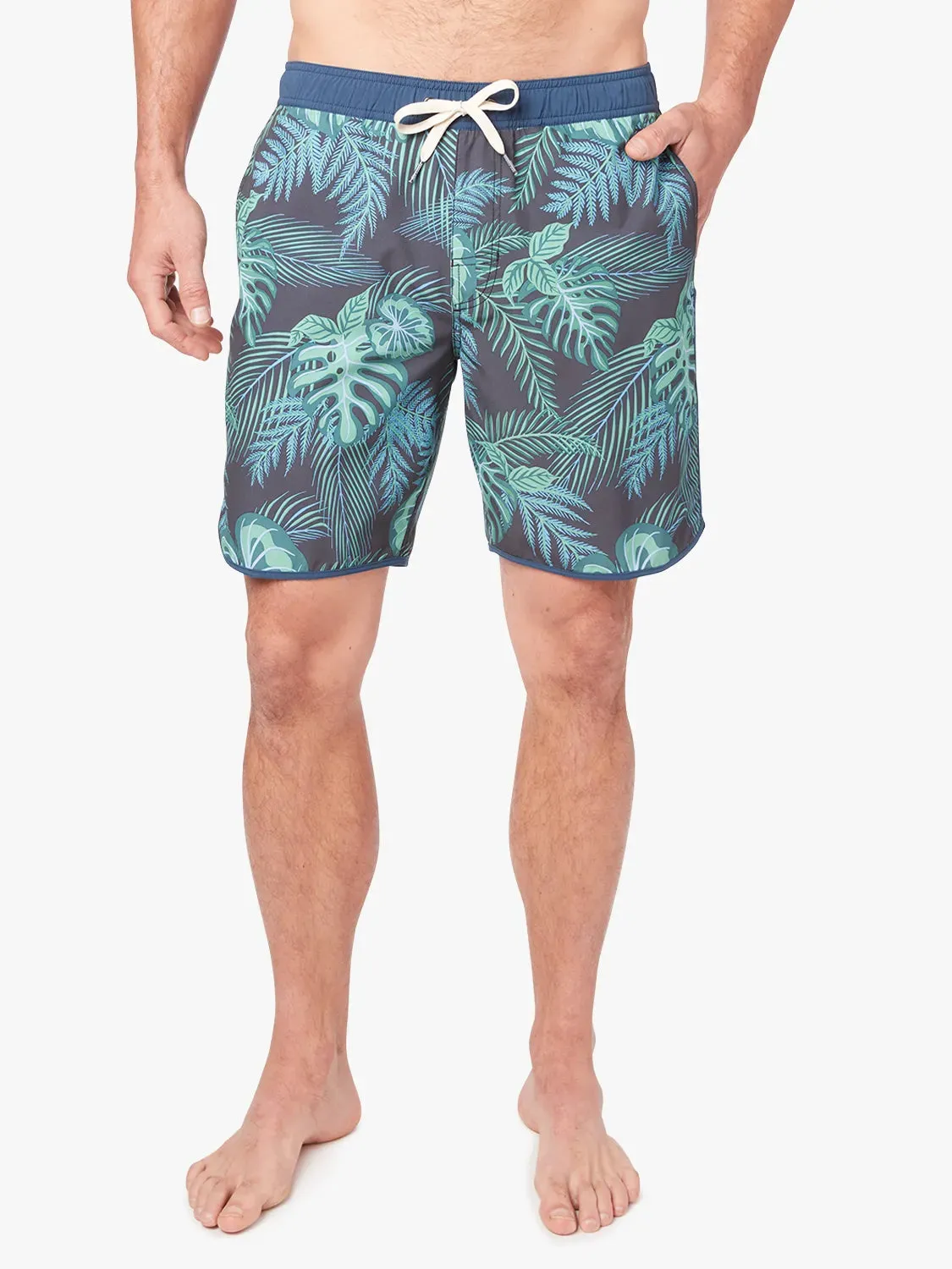 Anchor Short | Navy Evergreen