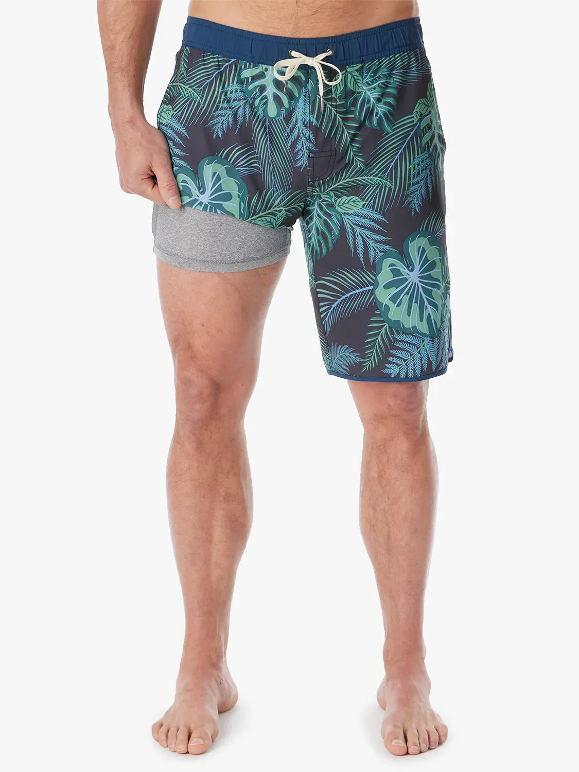 Anchor Short | Navy Evergreen