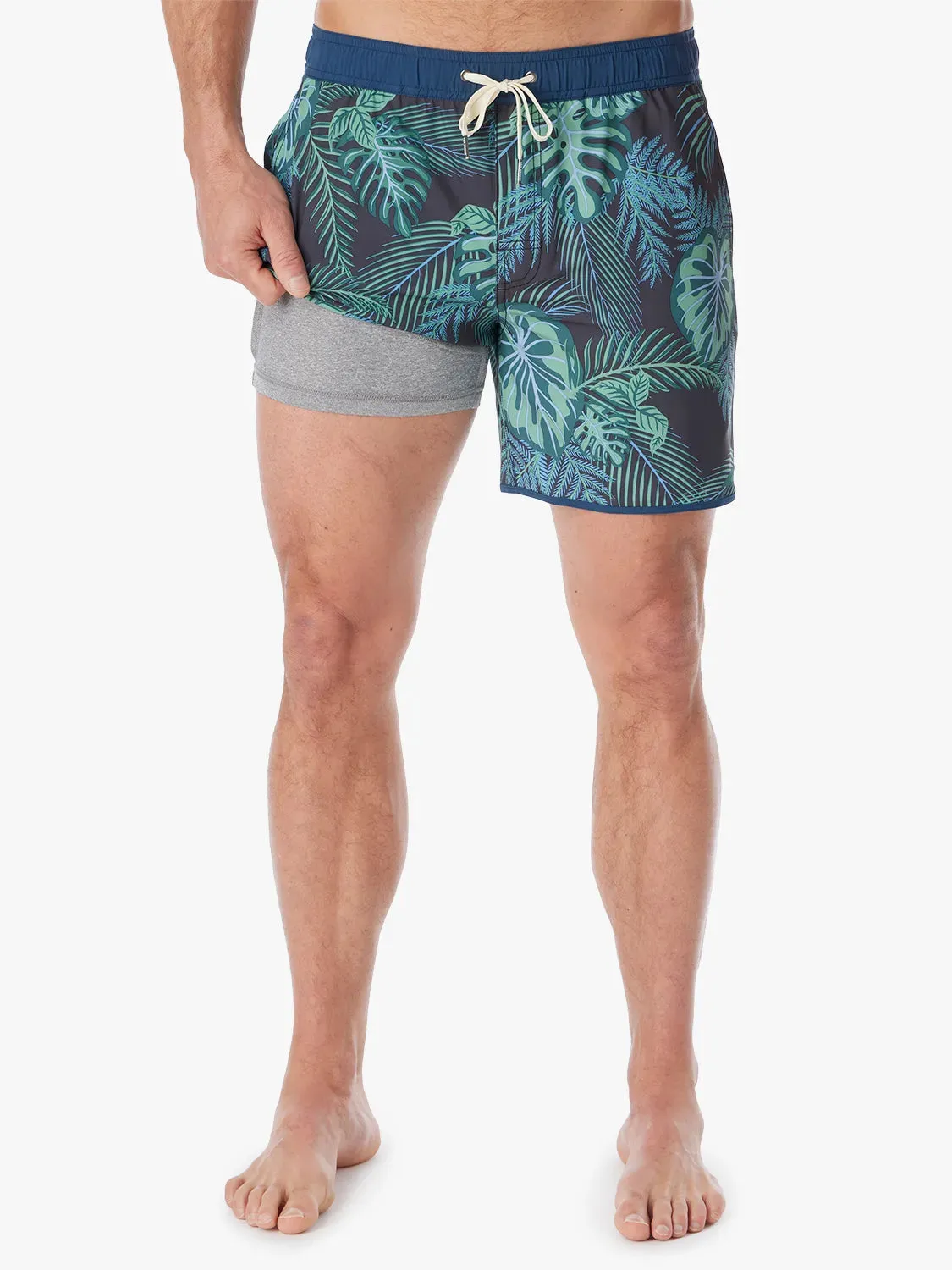 Anchor Short | Navy Evergreen