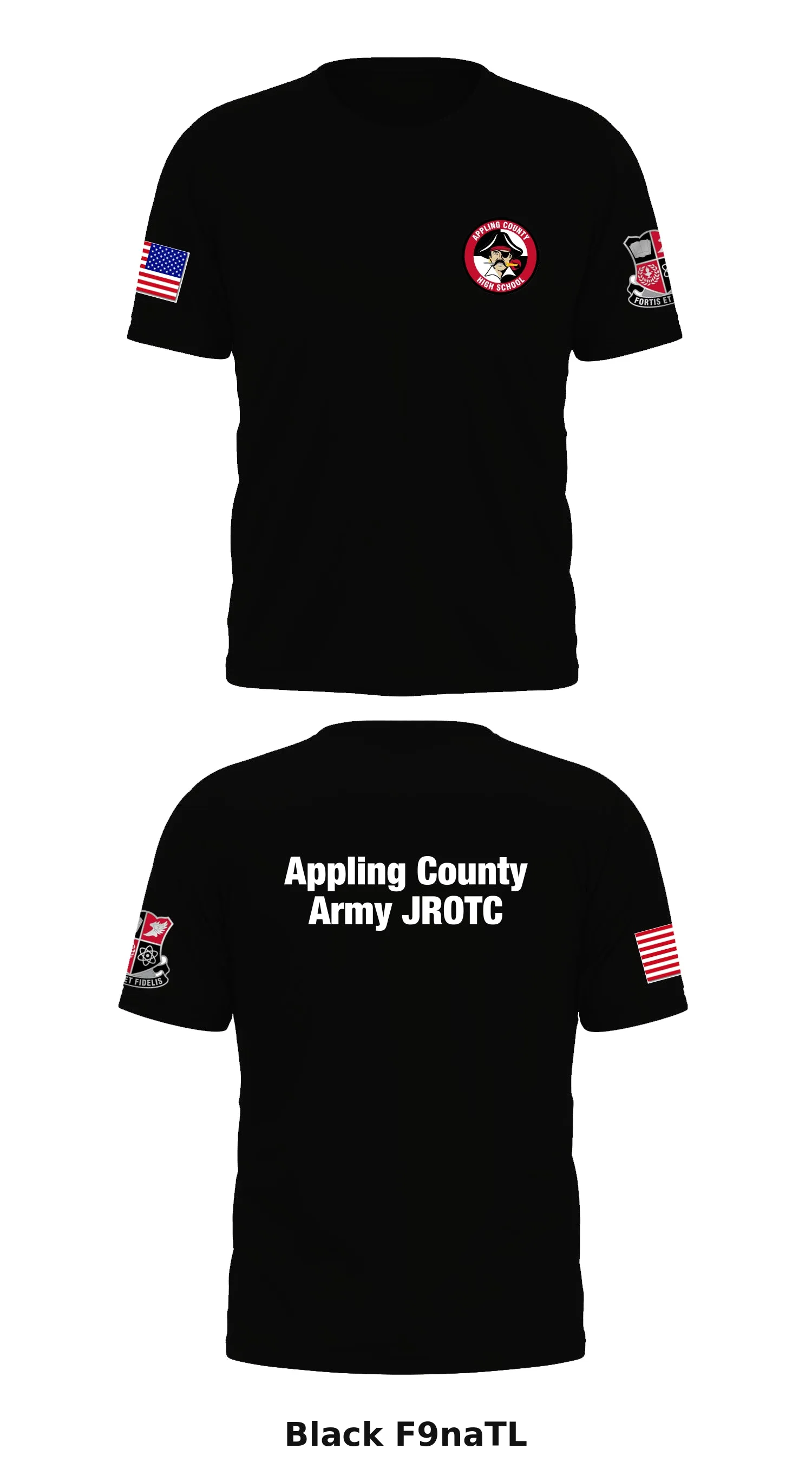 Appling County Army JROTC  Store 1 Core Men's SS Performance Tee - F9naTL