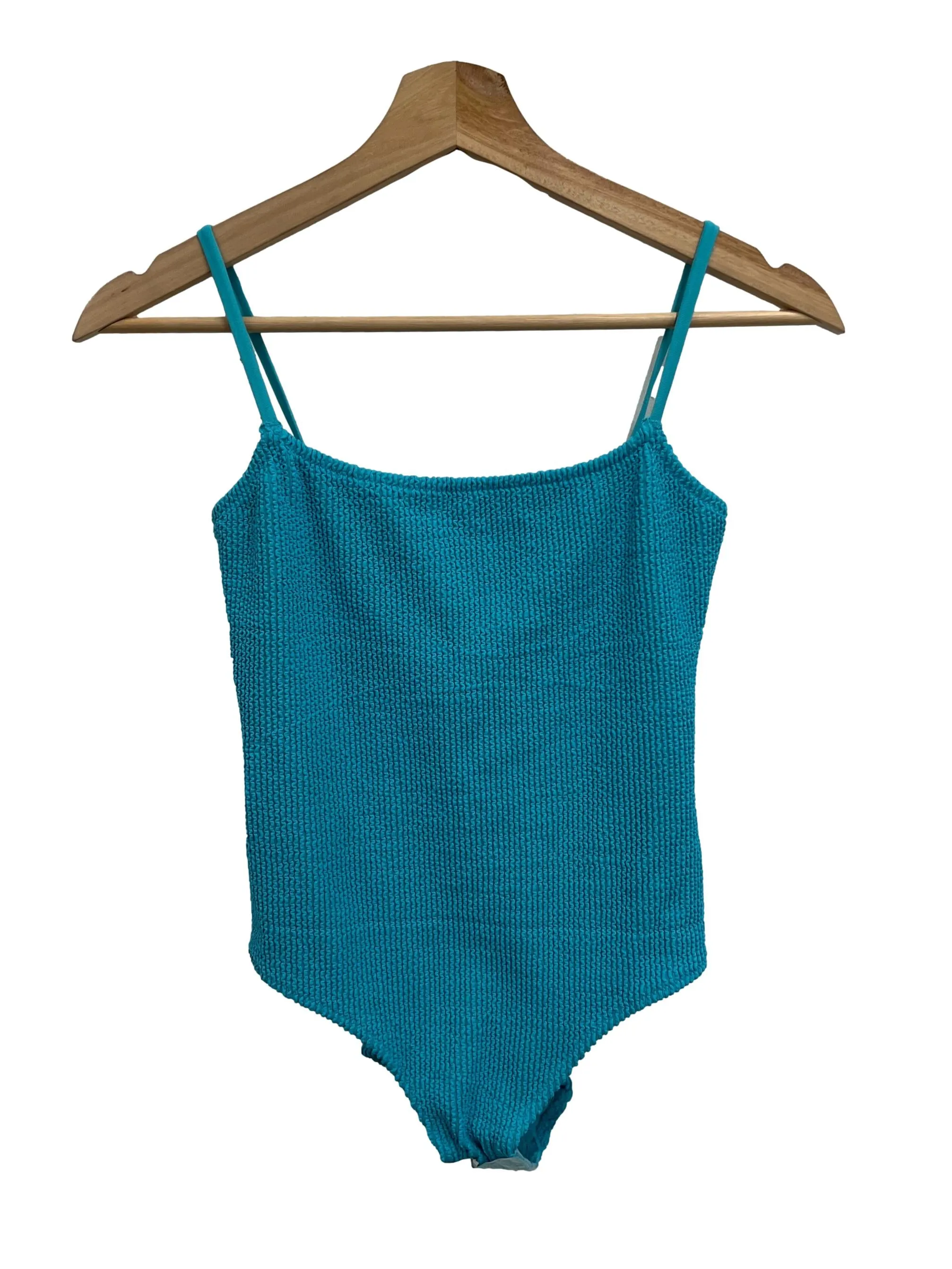 Aqua Blue Sun Structured Swimsuit