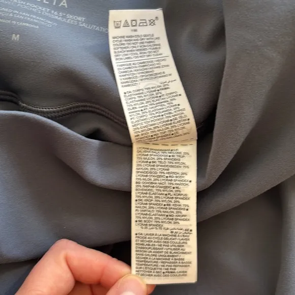 Athleta Salutation Stash High Rise 16.5” Skort