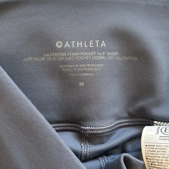 Athleta Salutation Stash High Rise 16.5” Skort