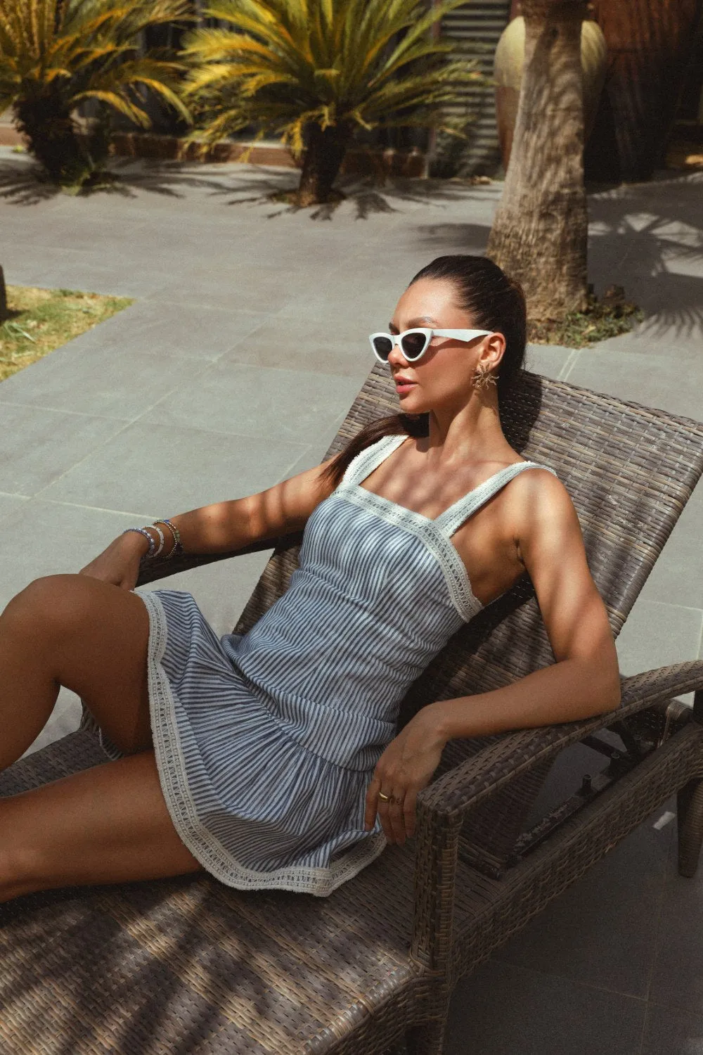 Aveline striped dress