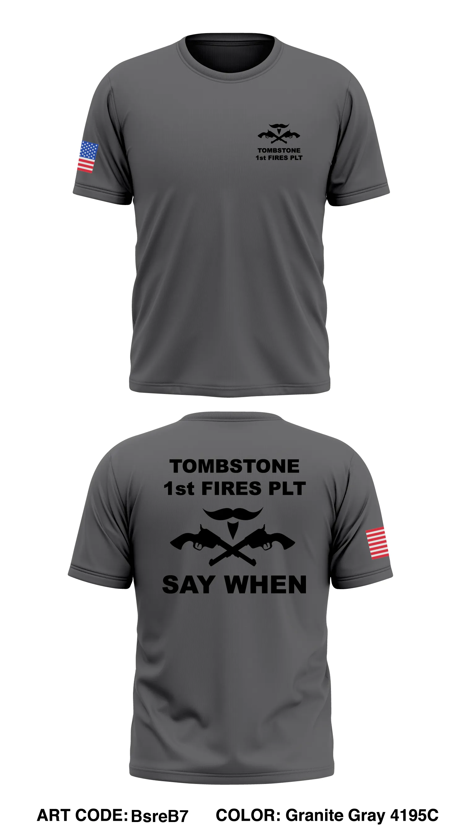 B BTRY 5th BN, 3rd FA Store 1 Core Men's SS Performance Tee - BsreB7