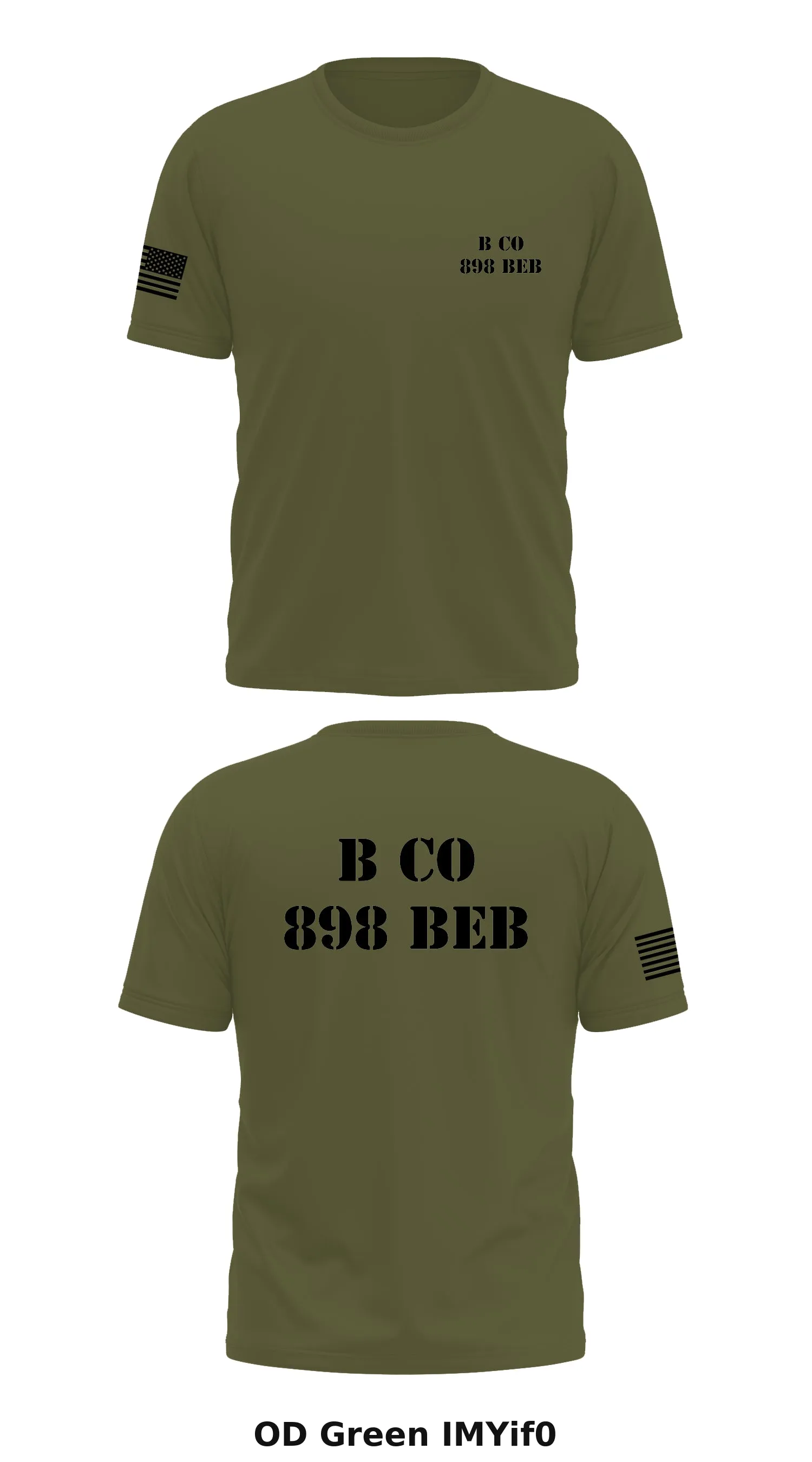 B Co 898 BEB Store 1 Core Men's SS Performance Tee - IMYif0