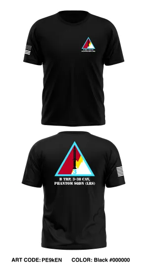 B Trp, 3-38 Cav, Phantom SQDN (LRS) Store 1 Core Men's SS Performance Tee - PE9kEN
