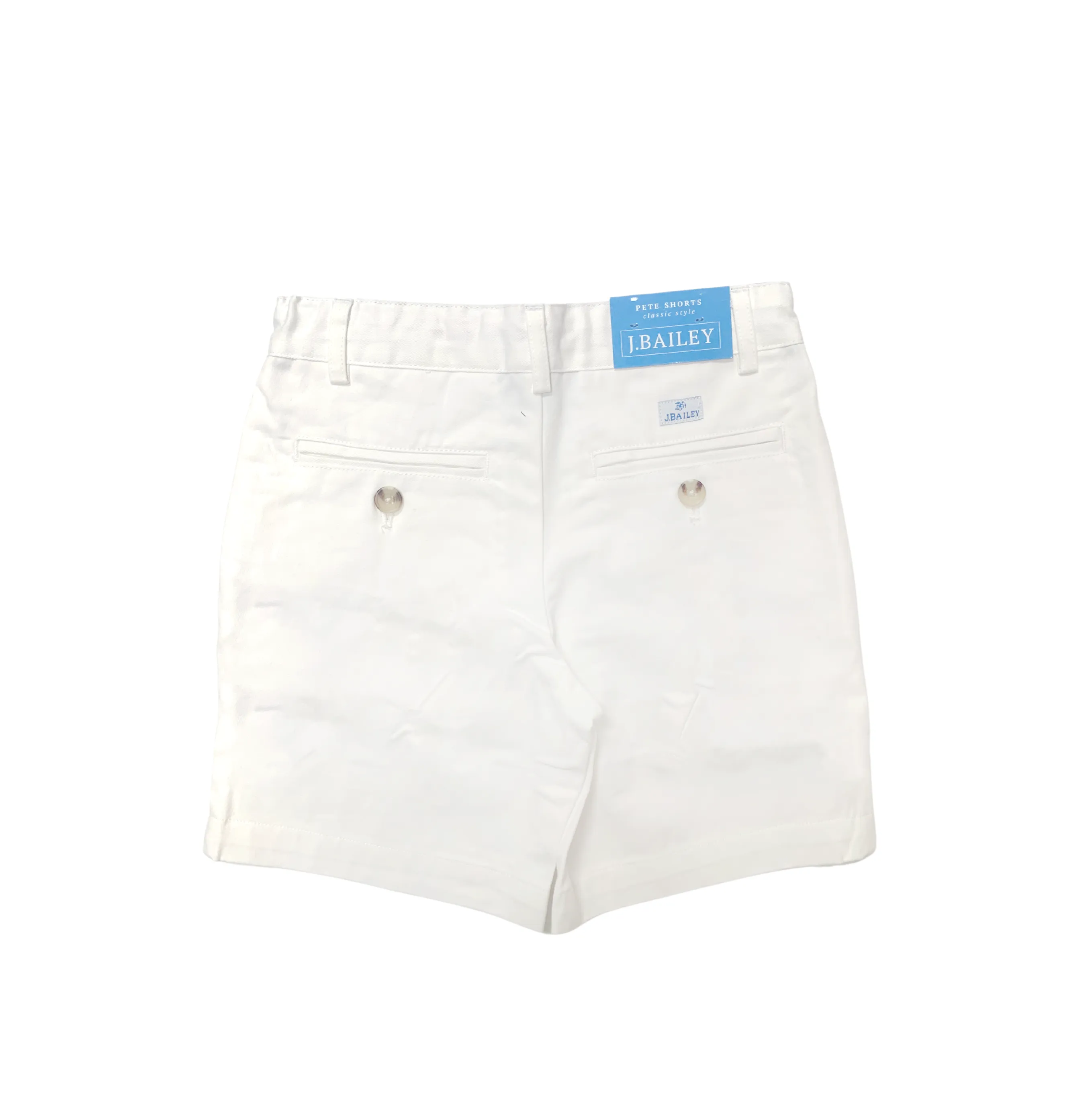 Bailey Boys Short - White Twill