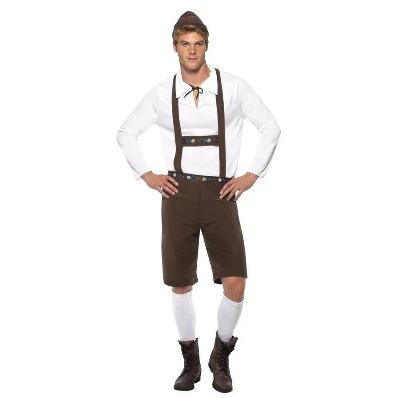 Bavarian Man Costume - Brown