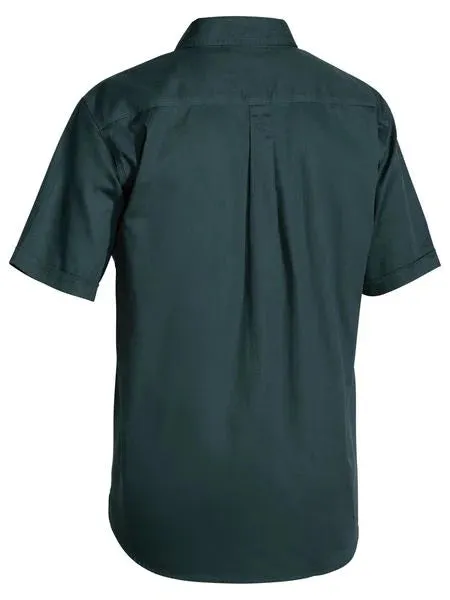 Bisley Closed Front Cotton Drill Shirt - Long Sleeve-(BSC6433)