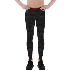 Black Camo with Red Waist - Crazy-Ass Leggings - Men's