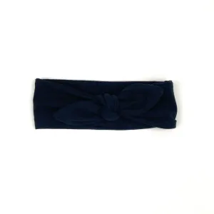 BLACK KNOTTED HEAD WRAP