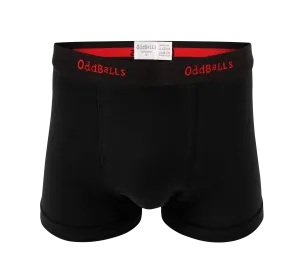 Black/Red - Mens Boxer Shorts