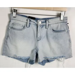 Blank NYC Women's Sz. 26 The Essex Classic Cut Off Shorts Light Wash NWT
