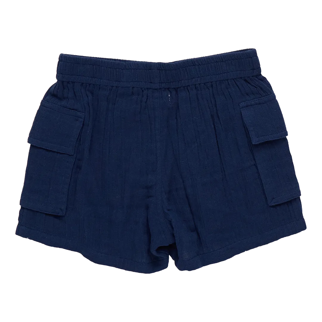 Blue Rooster Boys Pull On Short - Navy