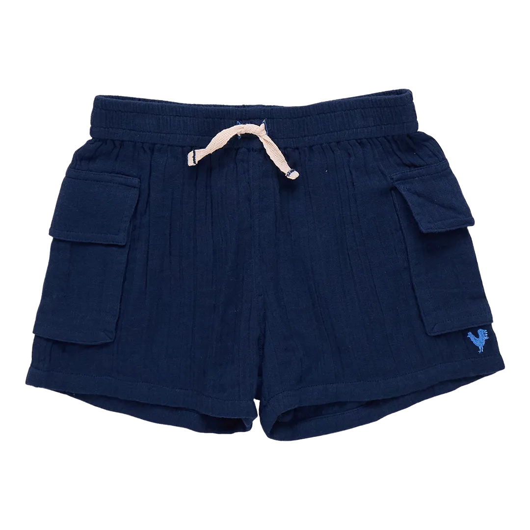 Blue Rooster Boys Pull On Short - Navy