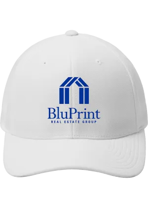 BluPrint Flexfit cap stacked logo